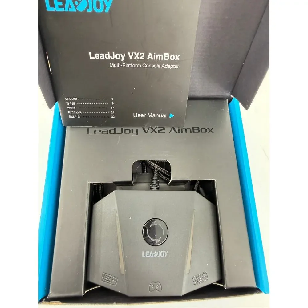 LeadJoy VX2 AimBox Multi Platform Console Adapter Keyboard Mouse Converter Open